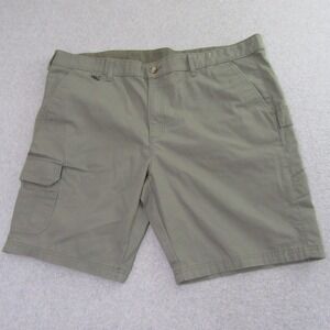 Brahma Mens Cargo Shorts 44 x 10 Green Hiking Hunting Pocket Outdoor